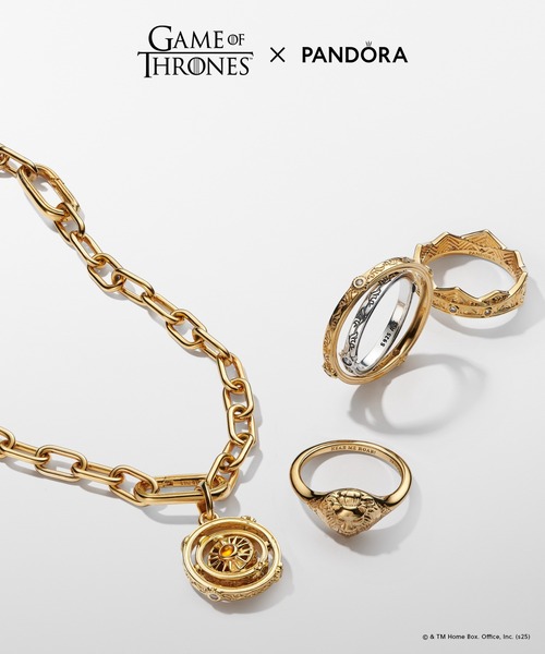 「Pandora」 リング 54 シルバー×ゴールド レディース_画像6