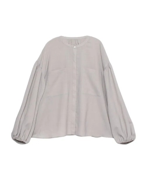 「anuans」 長袖ブラウス FREE ネイビー レディース_画像2