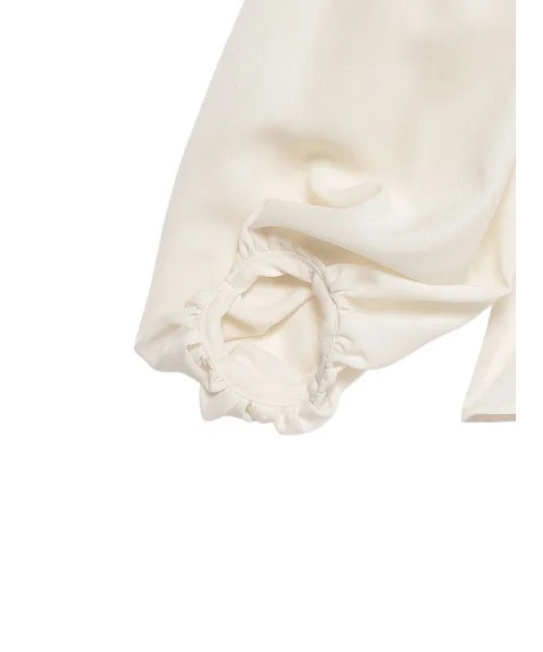 「anuans」 長袖ブラウス FREE ネイビー レディース_画像7