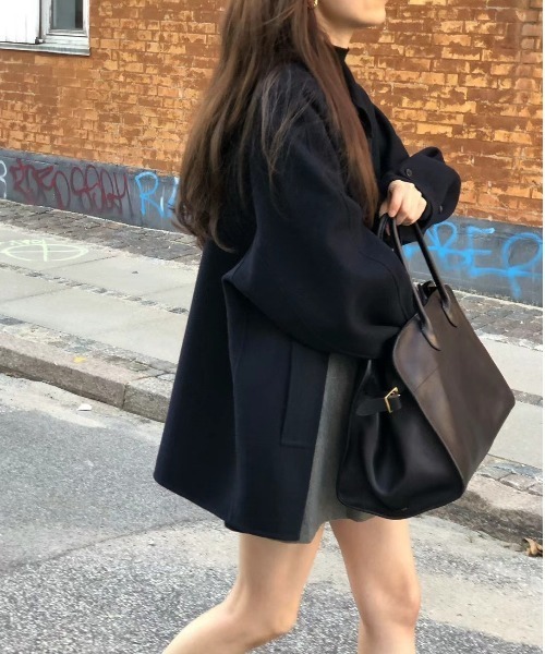 「a lot of love」 ステンカラーコート FREE ブラウン レディース_画像4