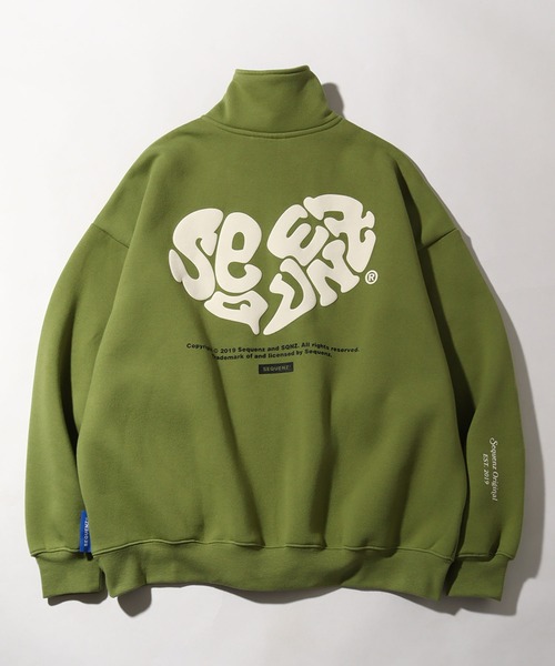 「SEQUENZ」 スウェットカットソー X-LARGE ブラック メンズ_画像7