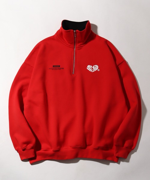 「SEQUENZ」 スウェットカットソー X-LARGE ブラック メンズ_画像8