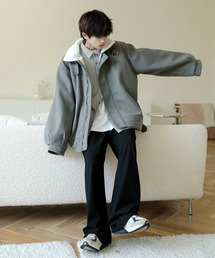 「neos」 ブルゾン LARGE オフホワイト メンズの画像3