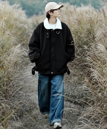 「neos」 ブルゾン LARGE オフホワイト メンズの画像8