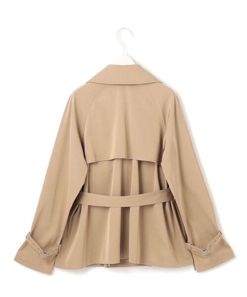 「ICB」 トレンチコート 40 ベージュ レディース_画像6