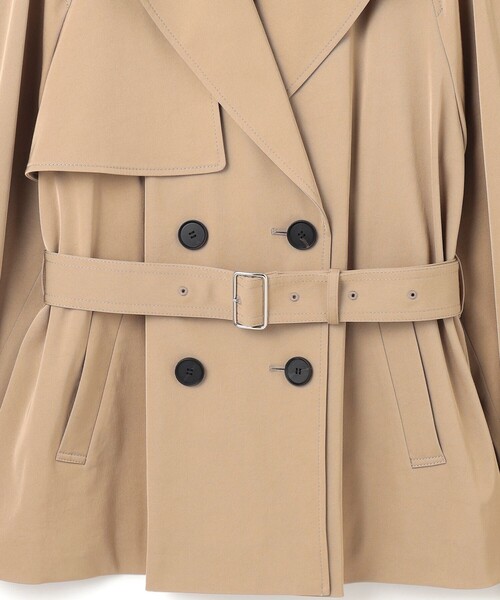 「ICB」 トレンチコート 40 ベージュ レディース_画像9