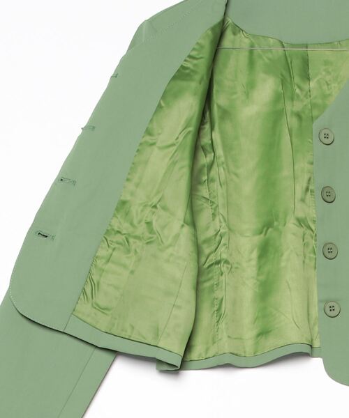 「FREE STYLISTS」 「yuga」テーラードジャケット FREE ベビーピンク レディース_画像3