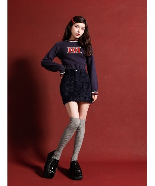 「Darich」 ミニスカート S ネイビー レディース_画像6