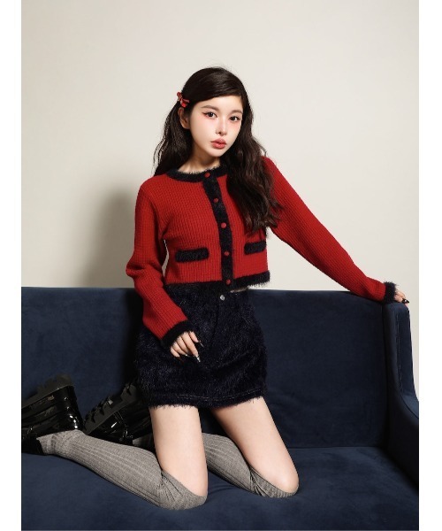 「Darich」 ミニスカート S ネイビー レディース_画像9