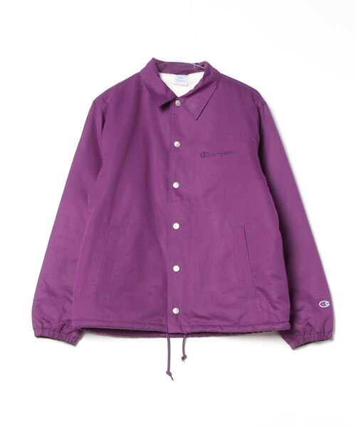 Champion（チャンピオン） コーチジャケット S パープル メンズ