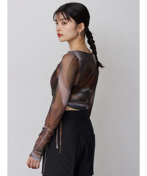 MURUA（ムルーア） tシャツ シアートップス レディース : ZOZOTOWN