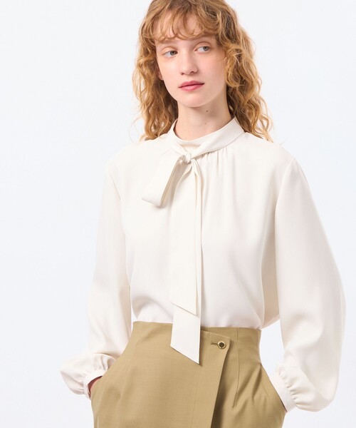 マッキントッシュフィロソフィー　ボウタイブラウス MACKINTOSH PHILOSOPHY（マッキントッシュフィロソフィー） ブラウス