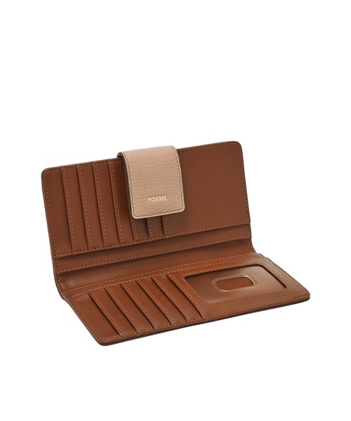 FOSSIL（フォッシル） 長財布 財布 長財布 レディース レザー ベージュ 