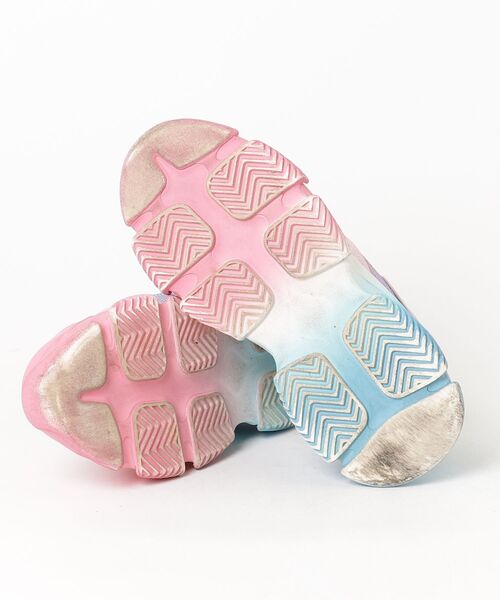 「STEVE MADDEN」 ローカットスニーカー 24.5cm ピンク レディース_画像3