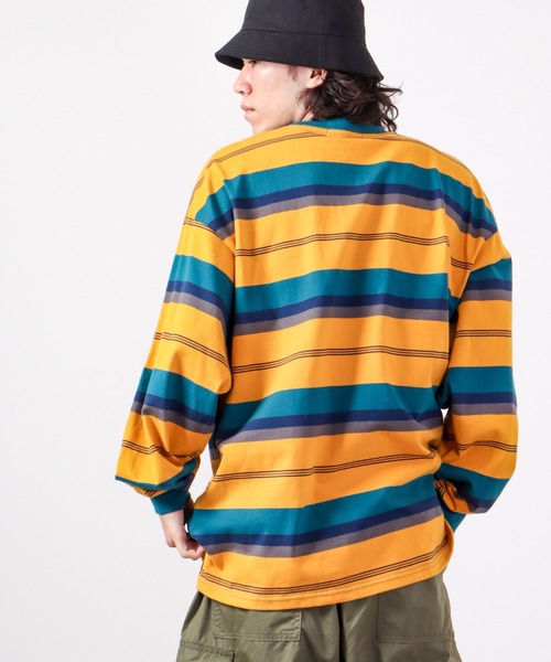 「SUGGESTION」 長袖Tシャツ M グリーン メンズ_画像5