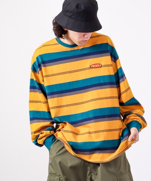 「SUGGESTION」 長袖Tシャツ M グリーン メンズ_画像6