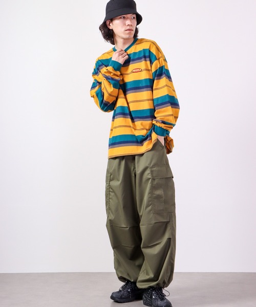 「SUGGESTION」 長袖Tシャツ M グリーン メンズ_画像7