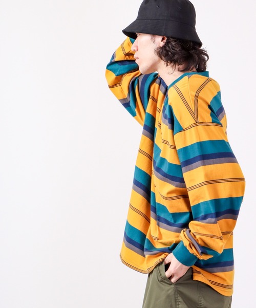 「SUGGESTION」 長袖Tシャツ M グリーン メンズ_画像8