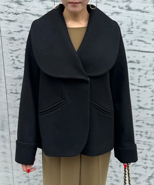 「JENNE」 ジャケット SMALL キャメル レディースの画像