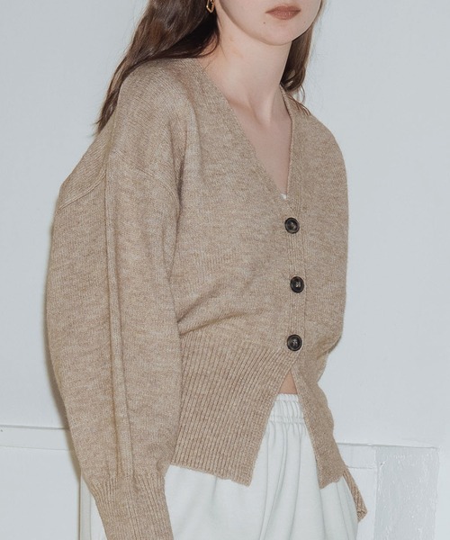 「Mili affinity」 ニットカーディガン FREE ブラック レディース_画像5