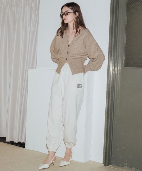 「Mili affinity」 ニットカーディガン FREE ブラック レディース_画像7