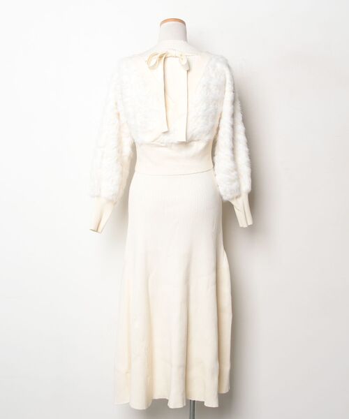 「NOMAE」 コンビワンピース FREE アイボリー レディース_画像2