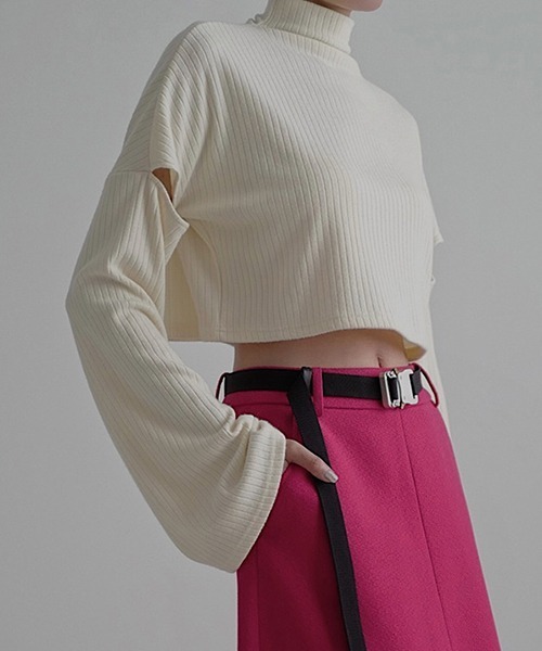 「chuclla」 長袖カットソー FREE アイボリー レディース_画像6