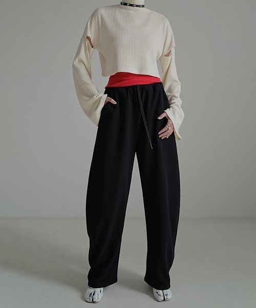 「chuclla」 長袖カットソー FREE アイボリー レディース_画像8