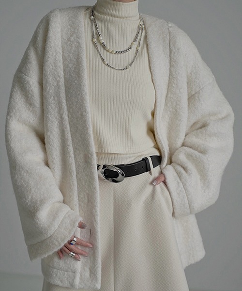 「chuclla」 長袖カットソー FREE アイボリー レディース_画像9