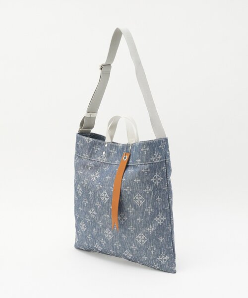 russet（ラシット） トートバッグ デニムジャガード2WAYビッグトート