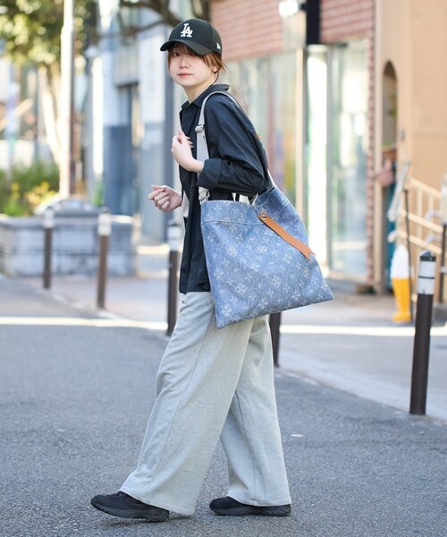 russet（ラシット） トートバッグ デニムジャガード2WAYビッグトート