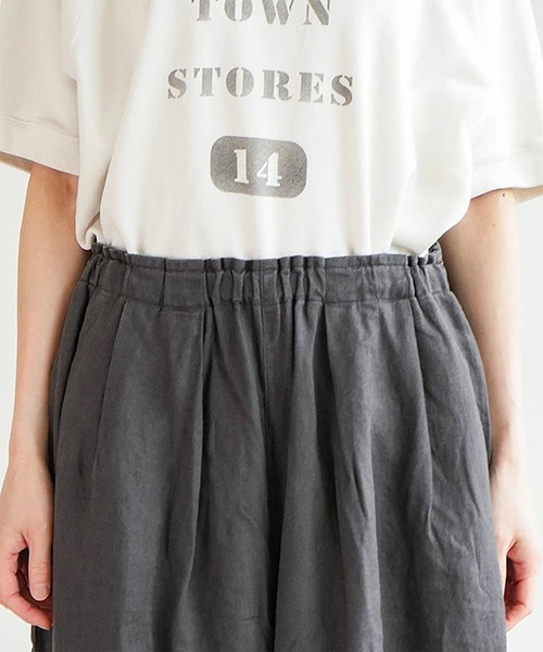 solamonat poche（ソラモナポッシェ） パンツ リネンキャンバス