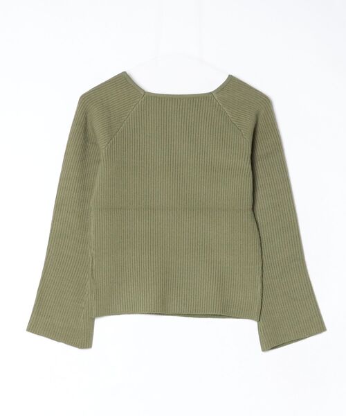 「mil」 長袖ニット X-SMALL チャコールグレー レディース_画像3