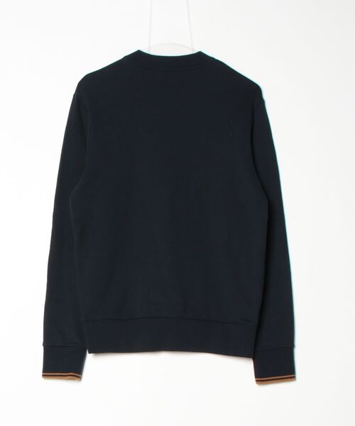 「FRED PERRY」 スウェットカットソー S ネイビー レディースの画像