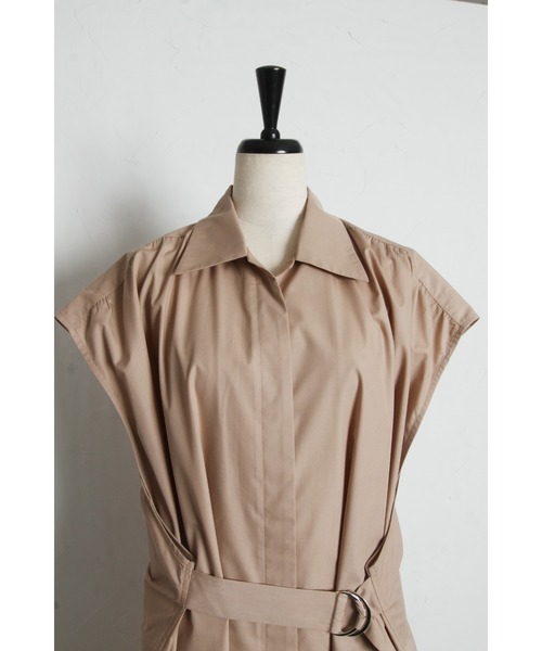 ARVELLIA ワンピース TUCK BELT SHIRT DRESS : ZOZOTOWN Yahoo!店