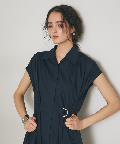 ARVELLIA ワンピース TUCK BELT SHIRT DRESS : ZOZOTOWN Yahoo!店