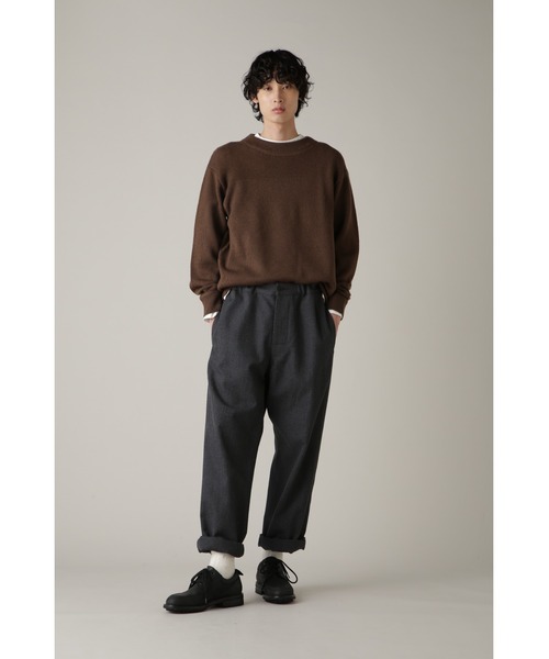「MHL.」 長袖ニット LARGE ブラウン メンズ_画像5