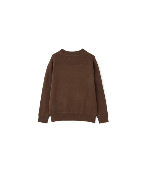 「MHL.」 長袖ニット LARGE ブラウン メンズ_画像7
