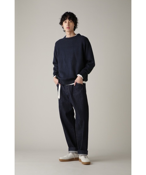 「MHL.」 長袖ニット LARGE ブラウン メンズ_画像9