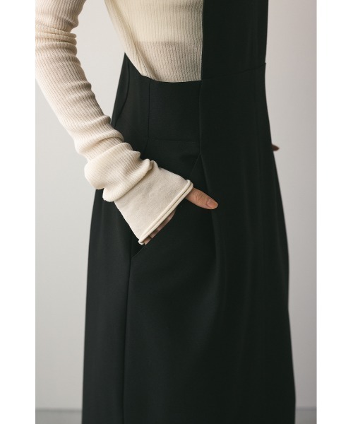 「STYLEMIXER」 サロペットスカート SMALL ブラック レディースの画像