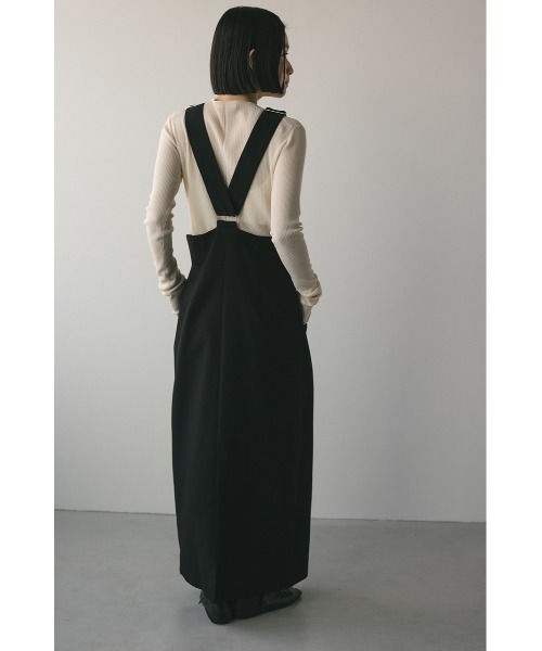 「STYLEMIXER」 サロペットスカート SMALL ブラック レディースの画像