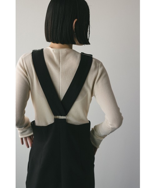 「STYLEMIXER」 サロペットスカート SMALL ブラック レディースの画像