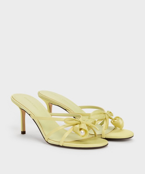 CHARLES ＆ KEITH（チャールズ&キース） サンダル ミュール ボウ