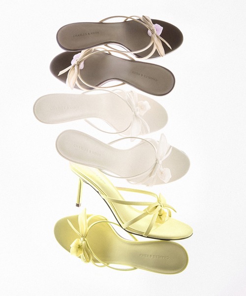 CHARLES ＆ KEITH（チャールズ&キース） サンダル ミュール ボウ