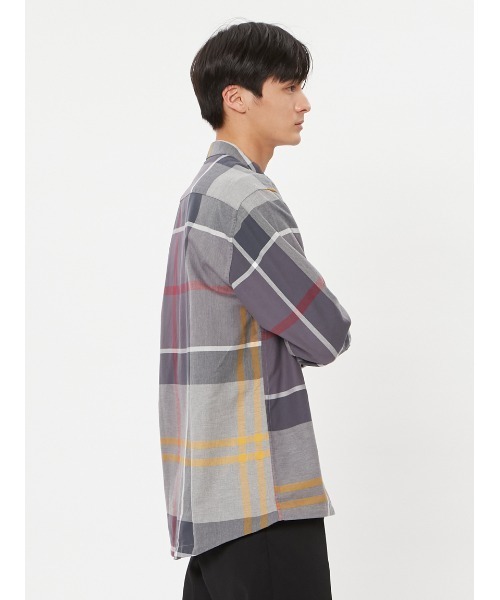 「Barbour」 長袖シャツ 38 グリーン メンズの画像