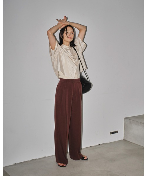 「TODAYFUL」 パンツ 36inch ライトグリーン レディースの画像