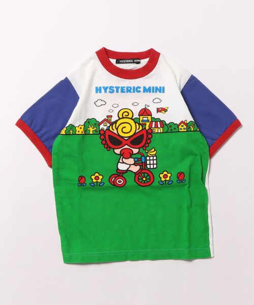 HYSTERIC MINI（ヒステリックミニ） tシャツ HAPPY DRIVE マルチカラー