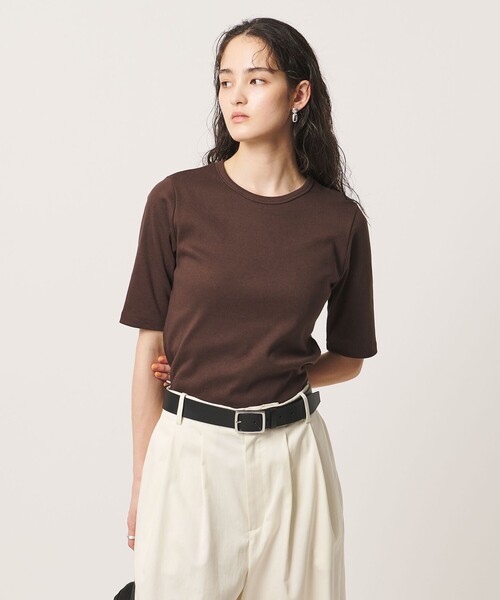 UNITED ARROWS（ユナイテッドアローズ） tシャツ 5分袖 コットン 