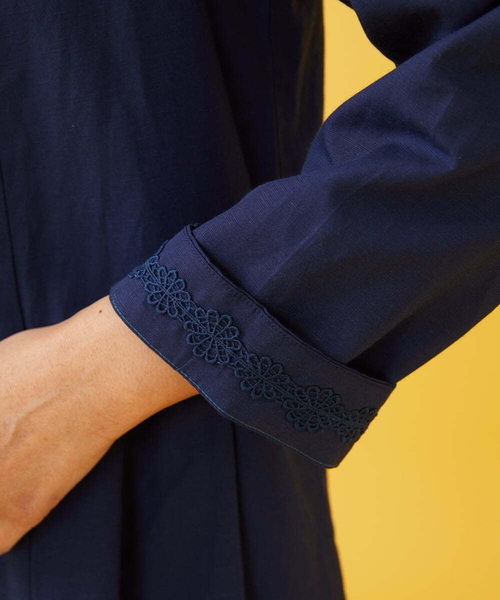 「Jocomomola」 長袖ワンピース 40 ミント レディースの画像