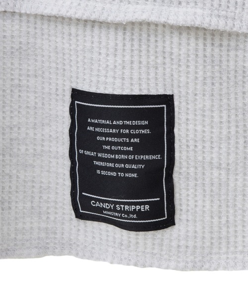 「Candy Stripper」 長袖ワンピース 2 ヘザーグレー レディースの画像